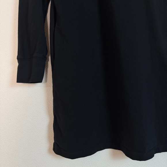 Province of Canada Black Mock Neck Jersey Knit Dress Size Small Made in Canada - Picture 12 of 16